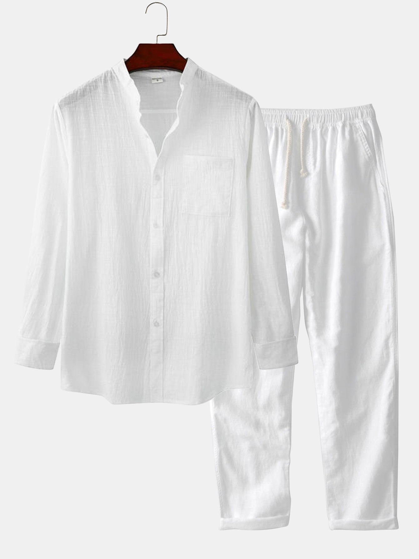 Long-Sleeved Belize Set - Comfortable Cotton Outfit for Casual Wear