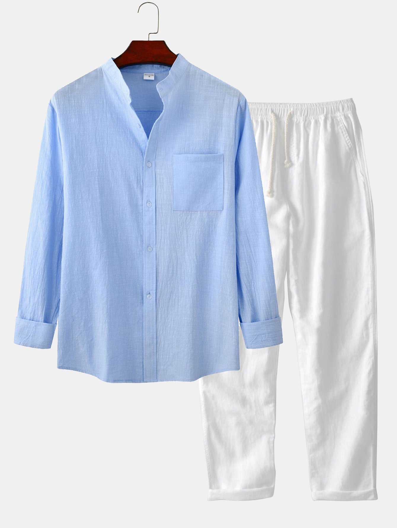 Long-Sleeved Belize Set - Comfortable Cotton Outfit for Casual Wear
