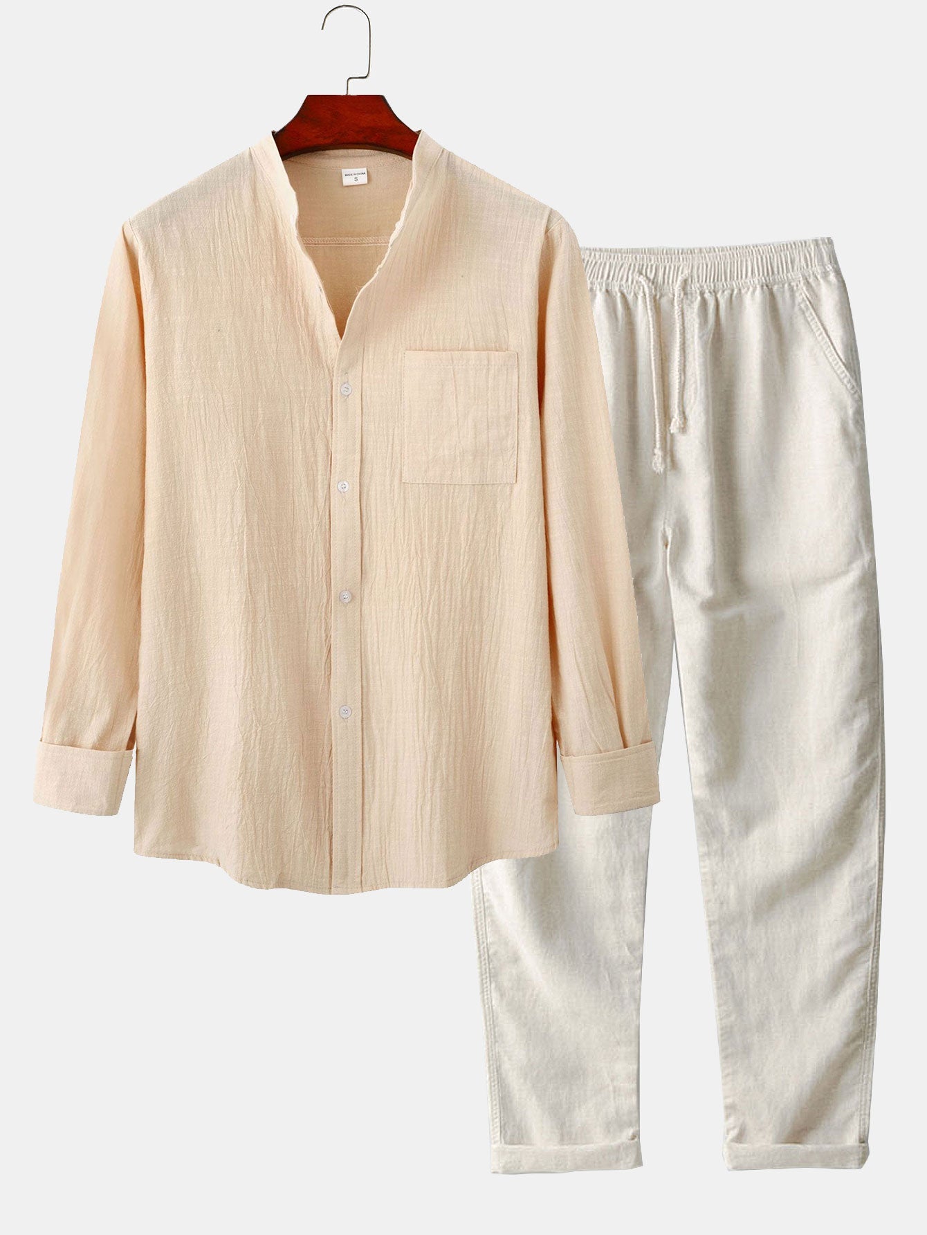 Long-Sleeved Belize Set - Comfortable Cotton Outfit for Casual Wear