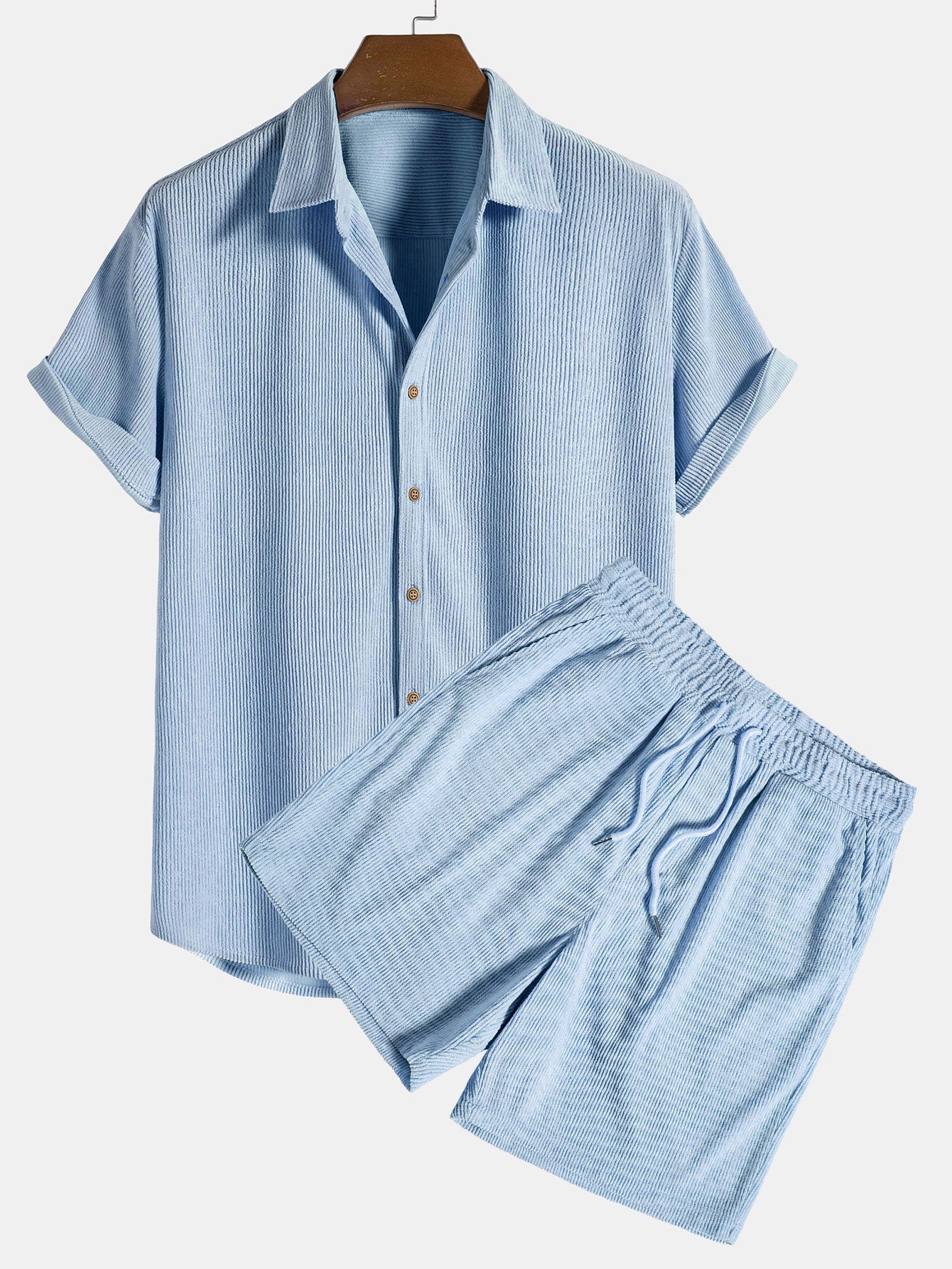 Bali Short-Sleeved Cotton Set for Casual Wear