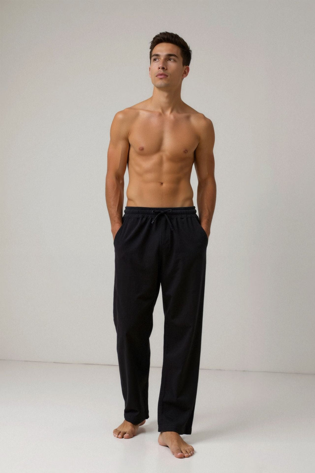 Cotton Linen Blend Drawstring Pants for Casual Wear and Comfort