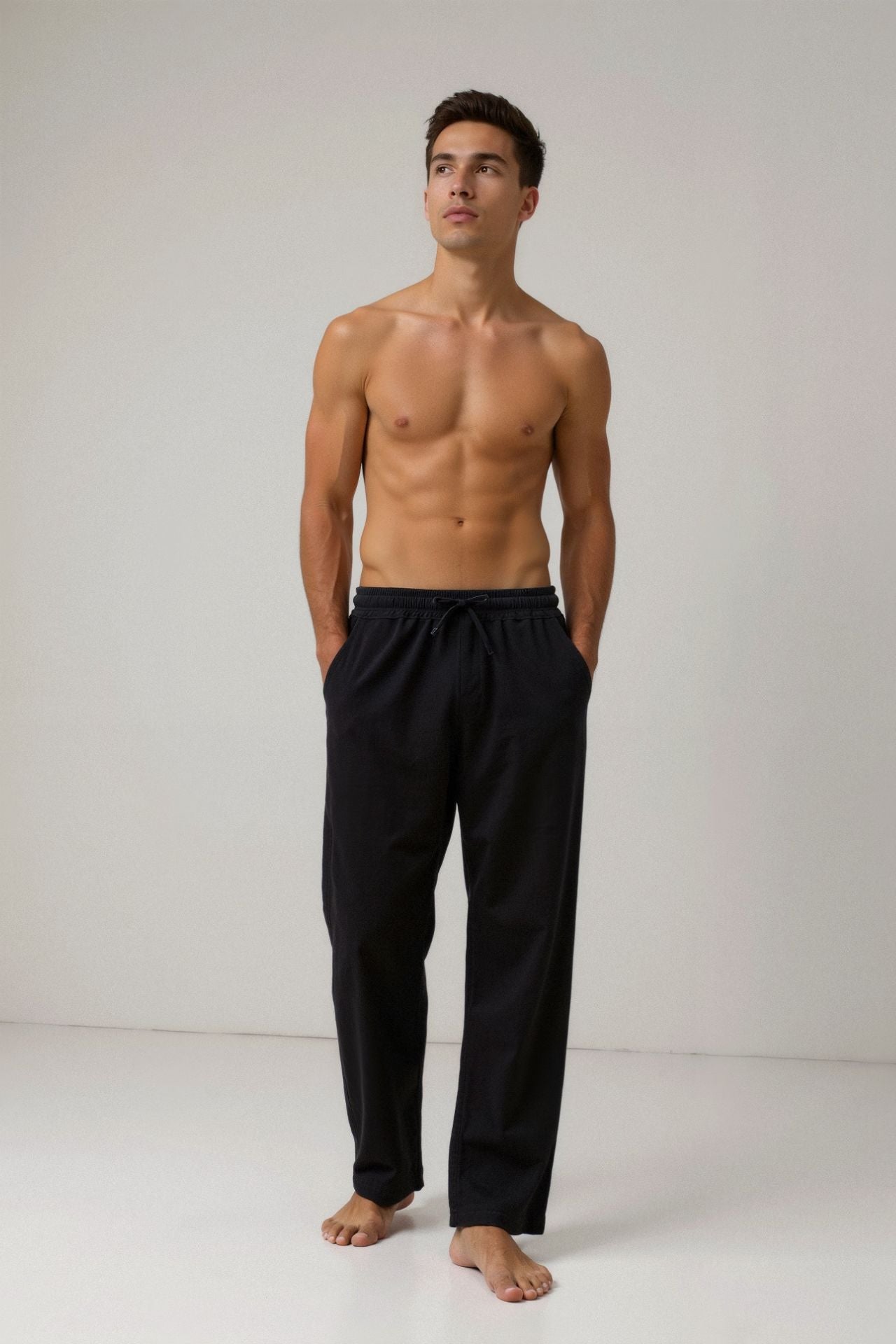 Cotton Linen Blend Drawstring Pants for Casual Wear and Comfort