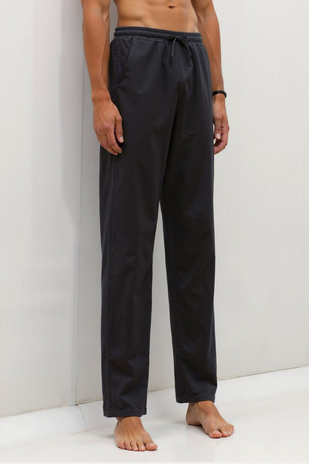 Cotton Linen Blend Drawstring Pants for Casual Wear and Comfort