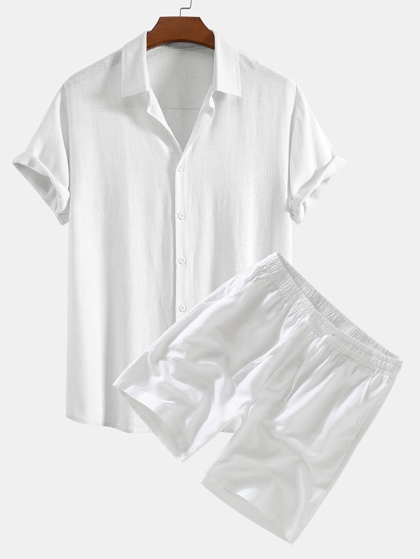 Phuket Short Sleeve Set - Lightweight Cotton Casual Wear for Summer