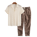 Short-Sleeved Cotton Set for Casual Wear - Malé Collection