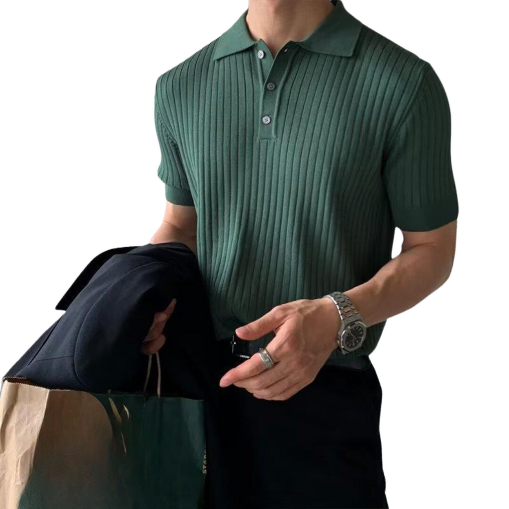 Bora Bora Signature Polo Shirt - Cotton Blend, Casual Style, Men's Apparel