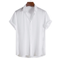Men's Lightweight Cotton Summer Shirt - Short Sleeve Casual Wear