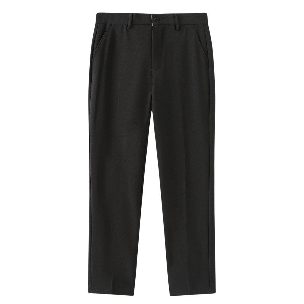 Stretch Fabric Trousers for Women - Comfortable Casual Pants - Versatile Fit