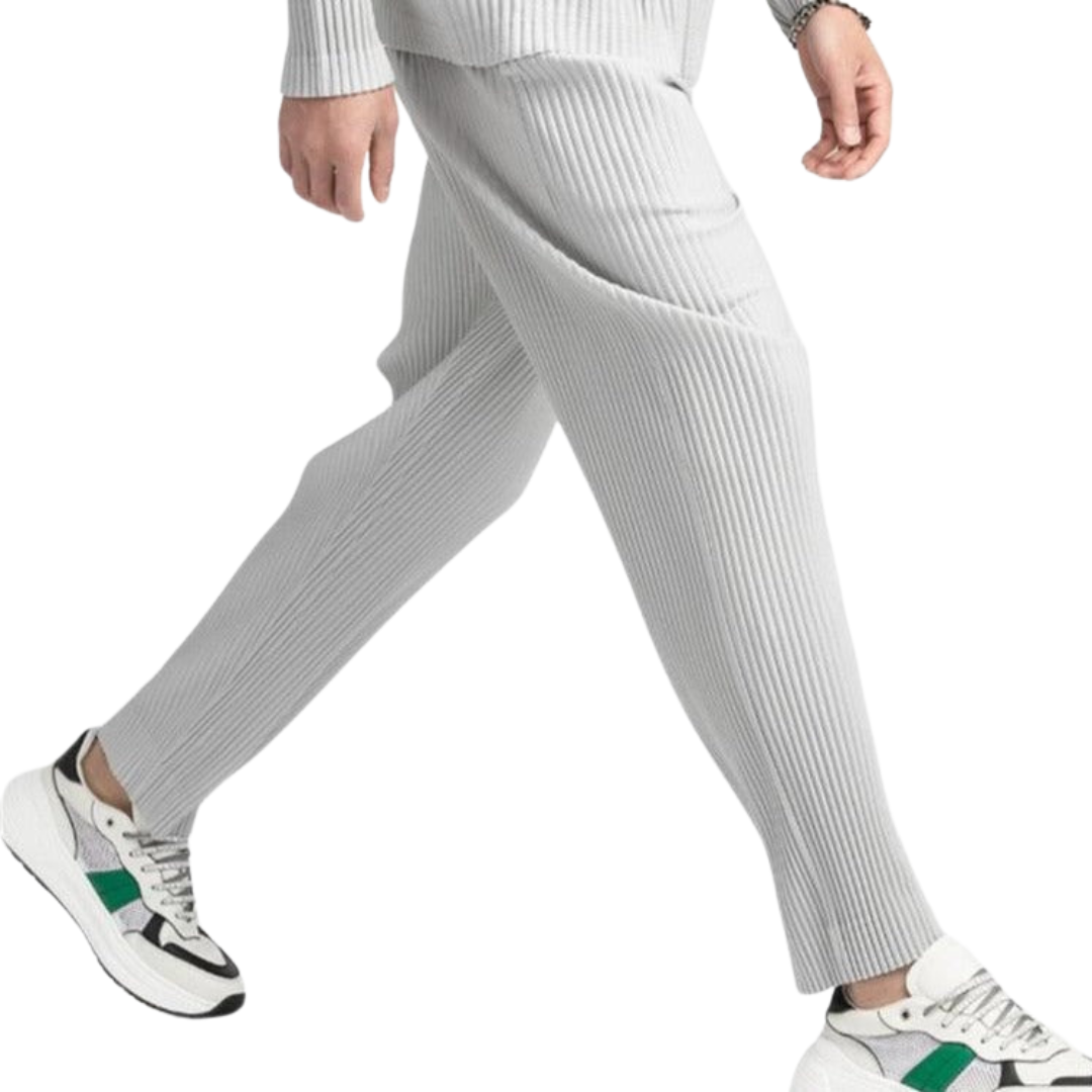 Ribbed Cotton Trousers for Casual Wear - Comfortable and Stylish Pants