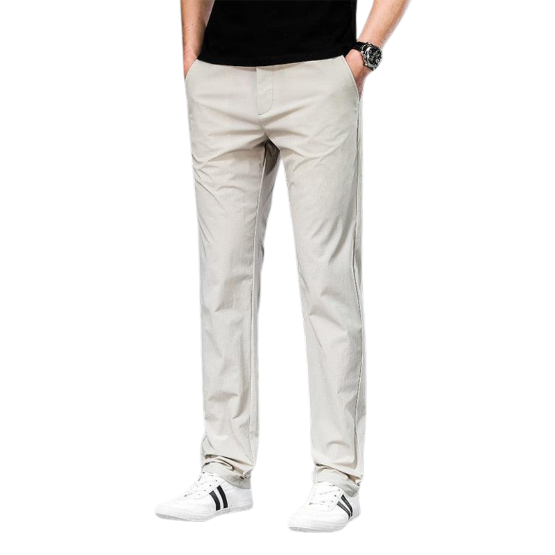 Chino Pants for Men - Cotton Twill Casual Trousers - Versatile Everyday Wear