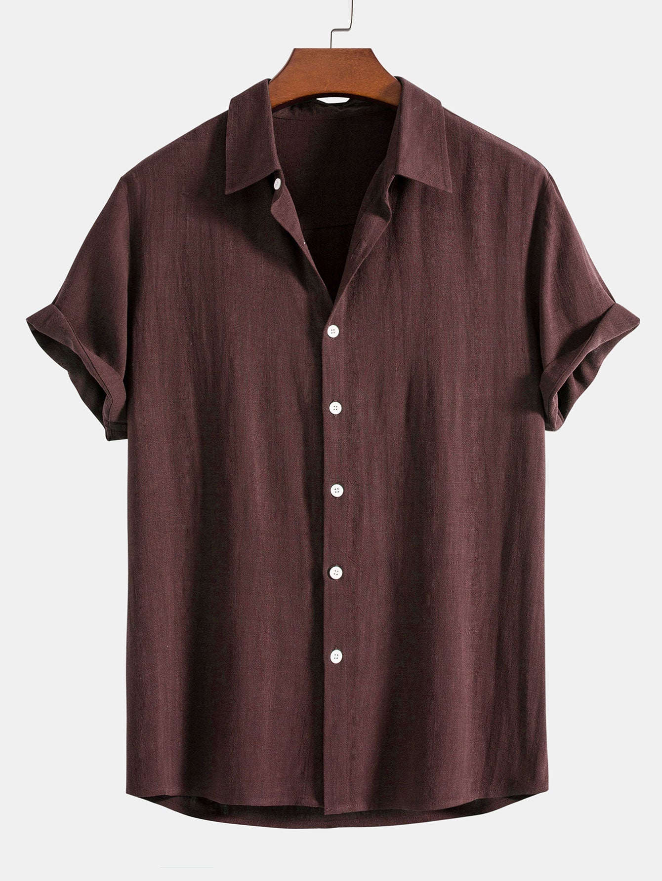 Short-Sleeved Palau Set - Lightweight Cotton Casual Wear for Everyday Use
