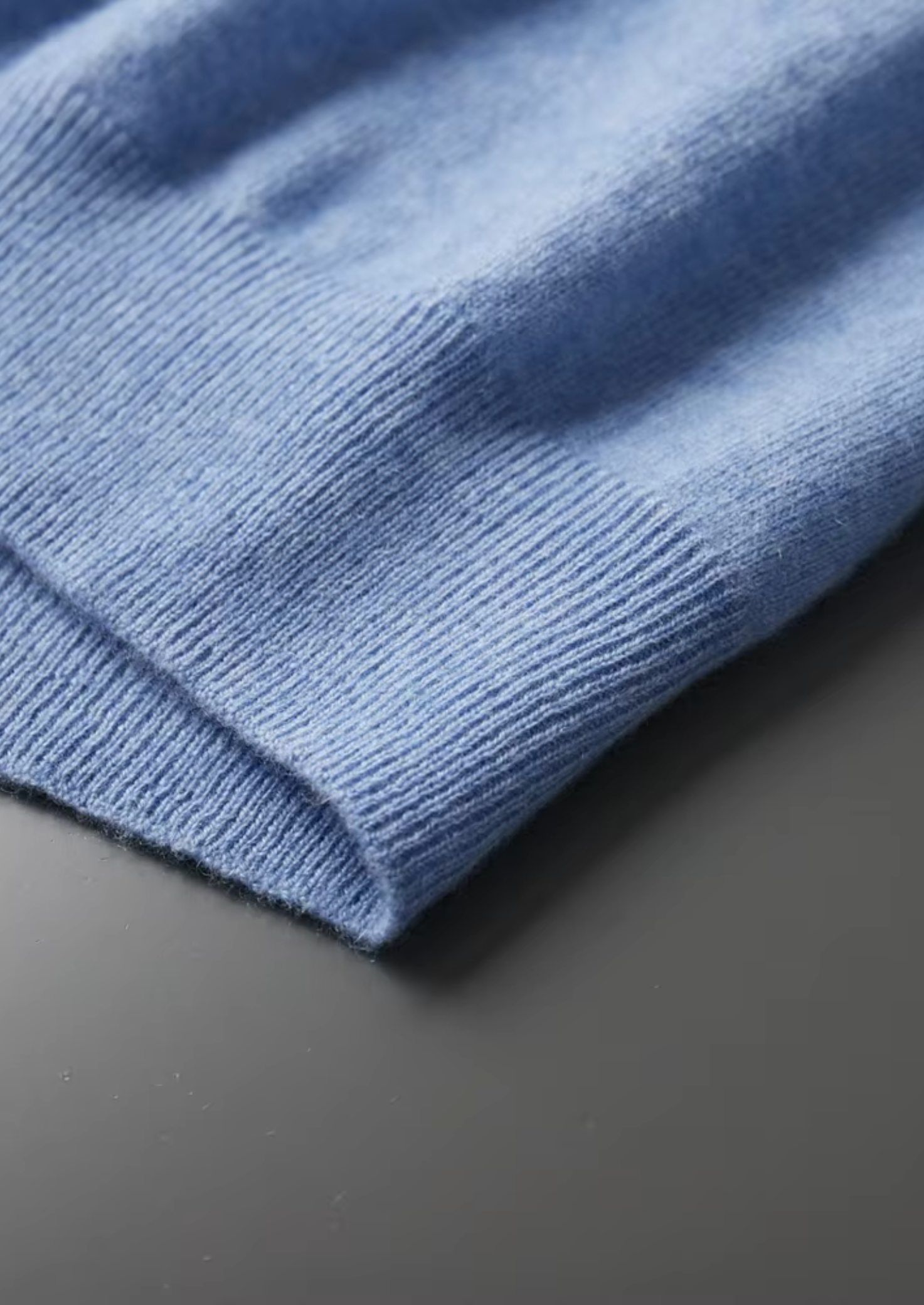 Cashmere Mock Neck T-Shirt for Women - Soft 100% Cashmere Fabric