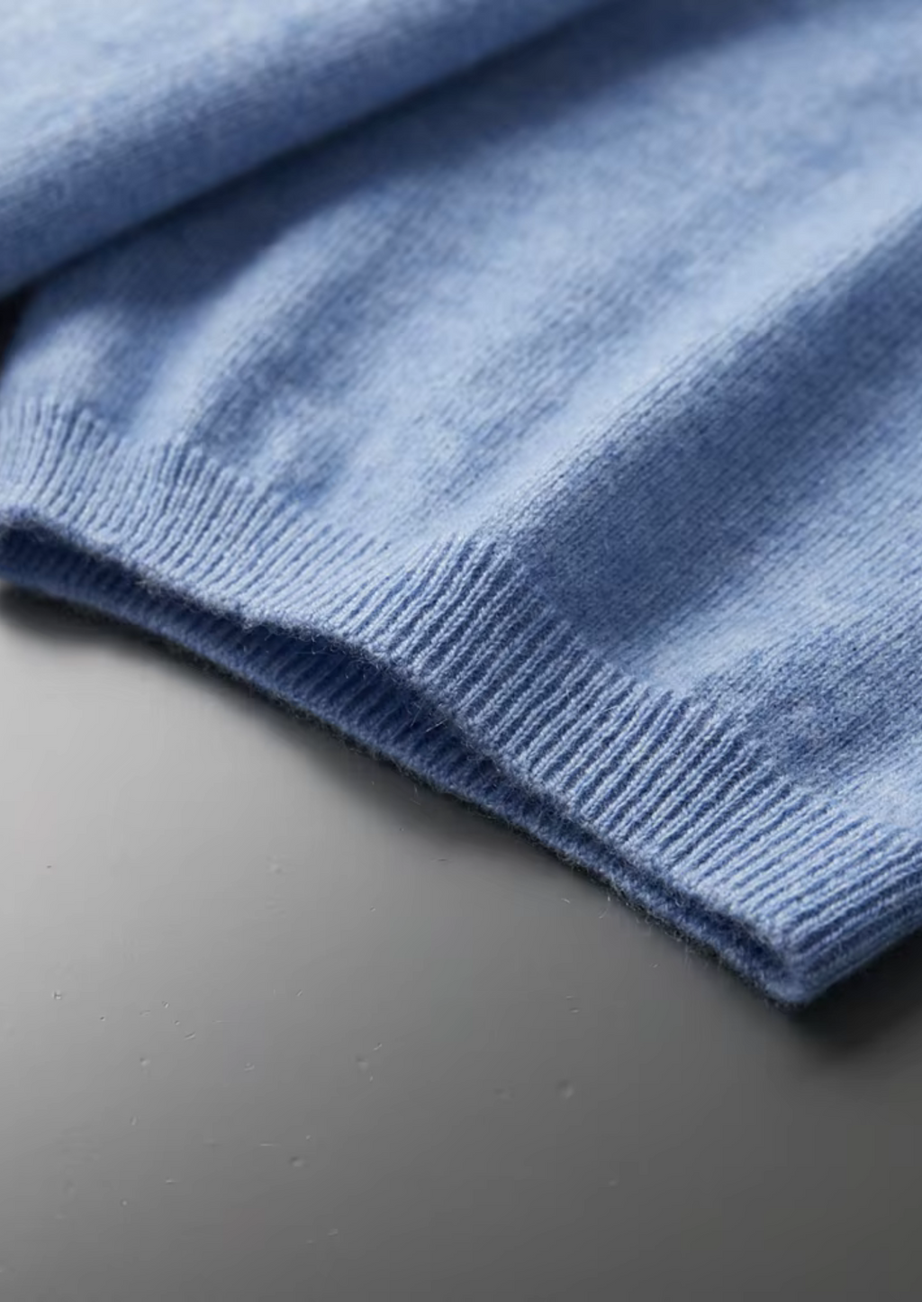 Cashmere Mock Neck T-Shirt for Women - Soft 100% Cashmere Fabric