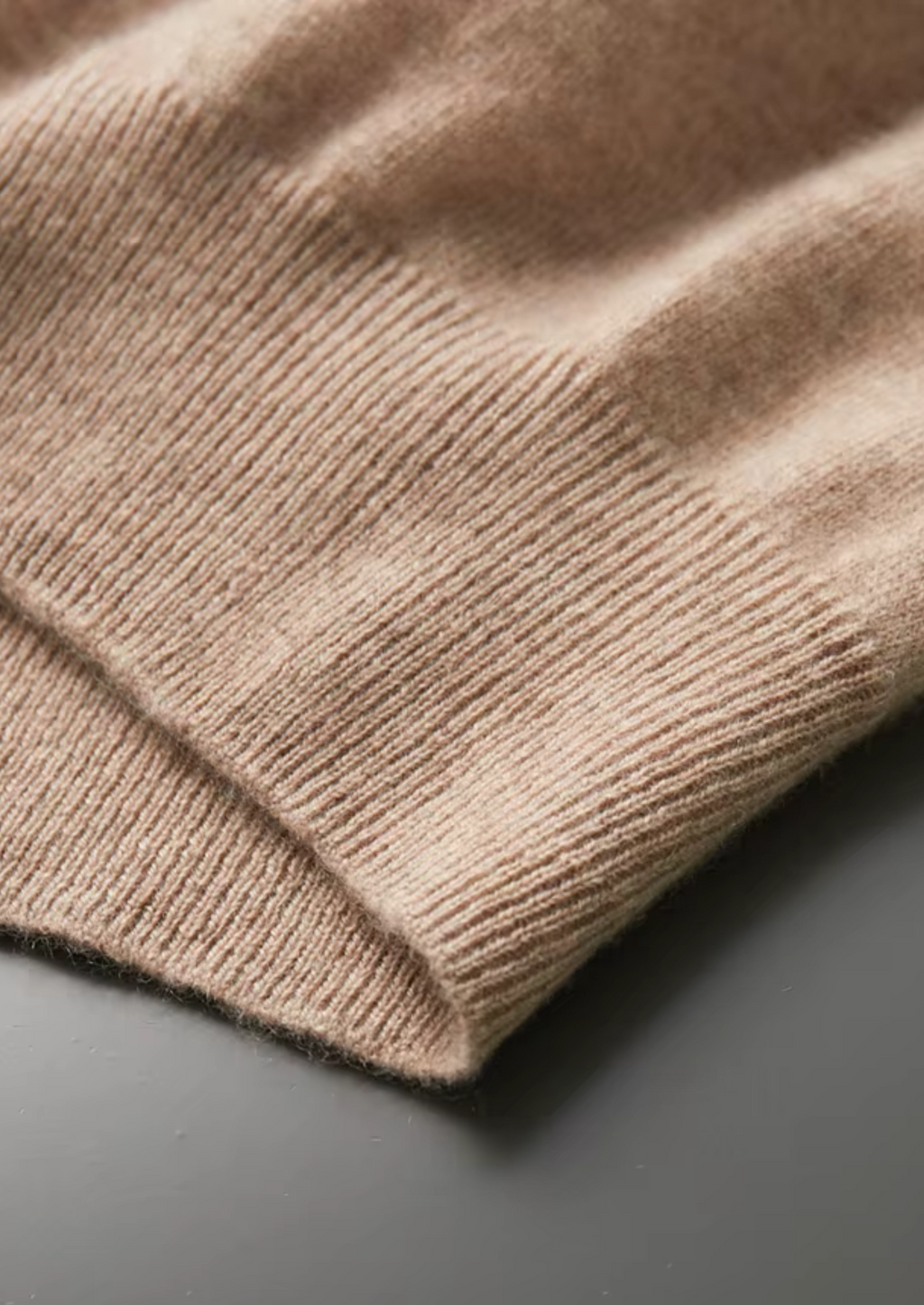 Cashmere Crewneck T-Shirt for Men and Women - Classic Style, Soft Fabric