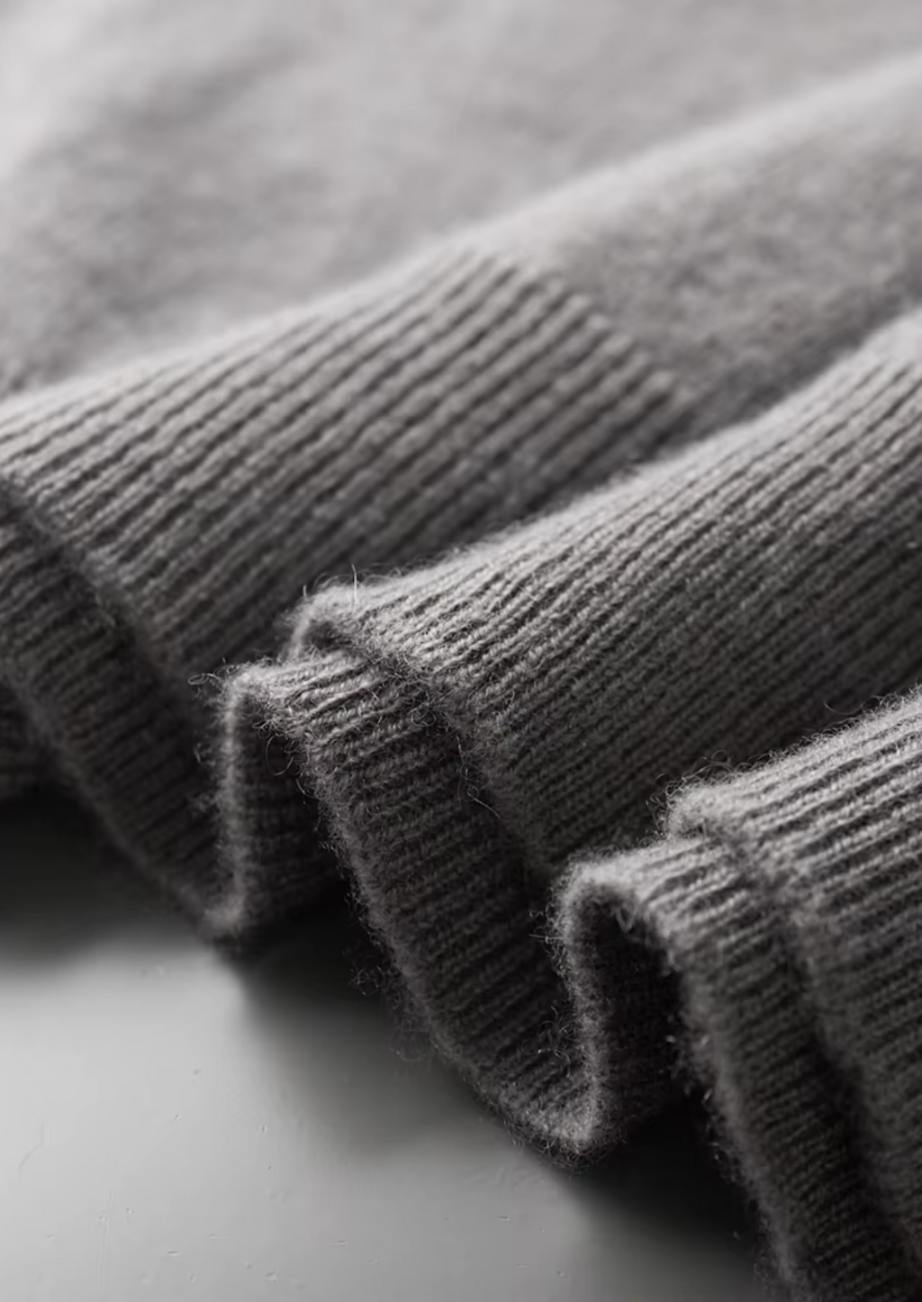 Cashmere Mock Neck T-Shirt for Women - Soft 100% Cashmere Fabric