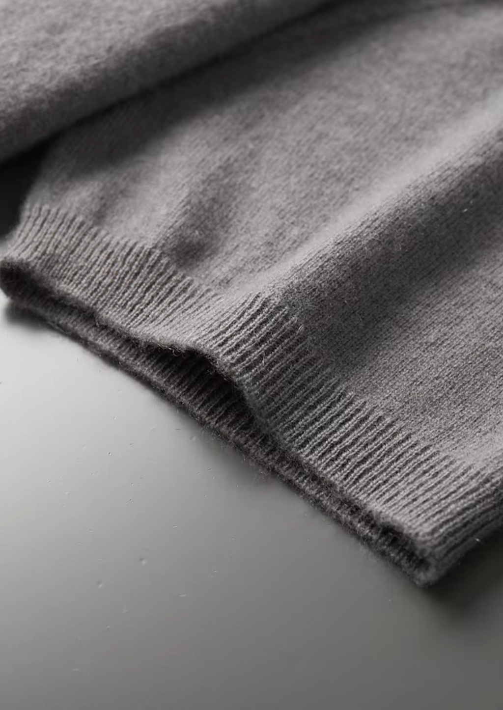Cashmere Mock Neck T-Shirt for Women - Soft 100% Cashmere Fabric