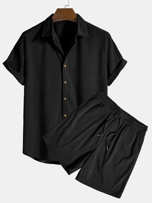 Bali Short-Sleeved Cotton Set for Casual Wear