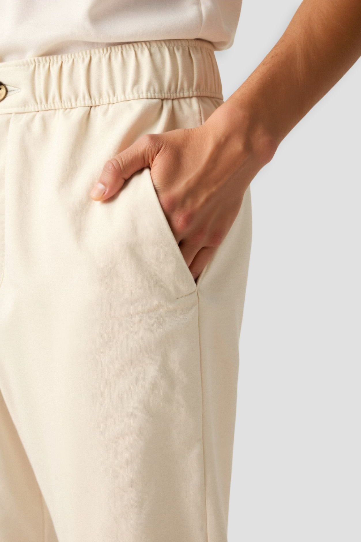 Linen Loose Fit Pants for Men - Regular Fit Casual Trousers