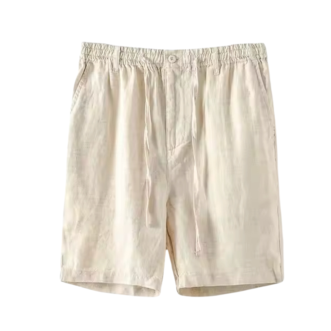 Linen Casual Shorts for Men - Lightweight Summer Wear in Various Sizes