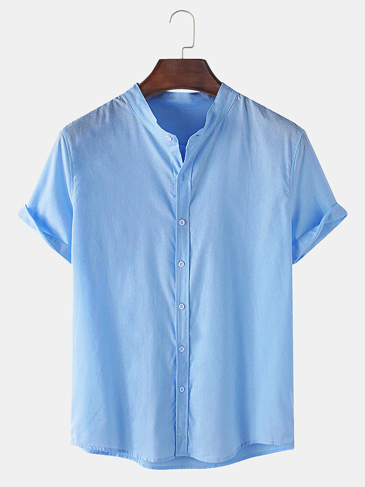 Short-Sleeved Mauritius Set - Lightweight Cotton Casual Wear for Summer