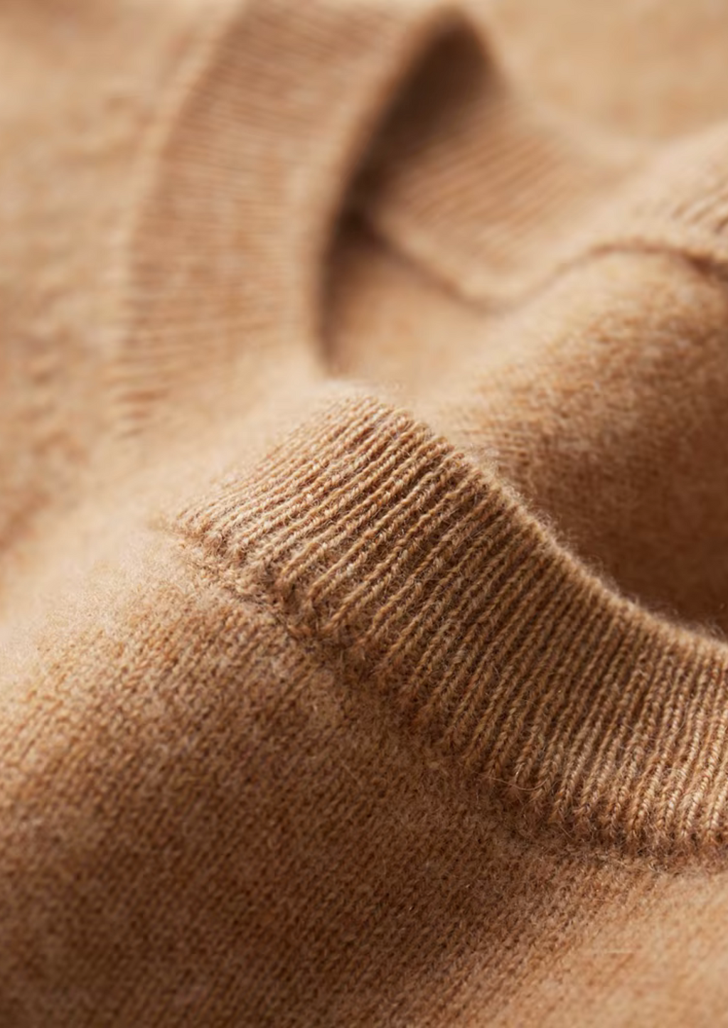 Cashmere Crewneck T-Shirt for Men and Women - Classic Style, Soft Fabric