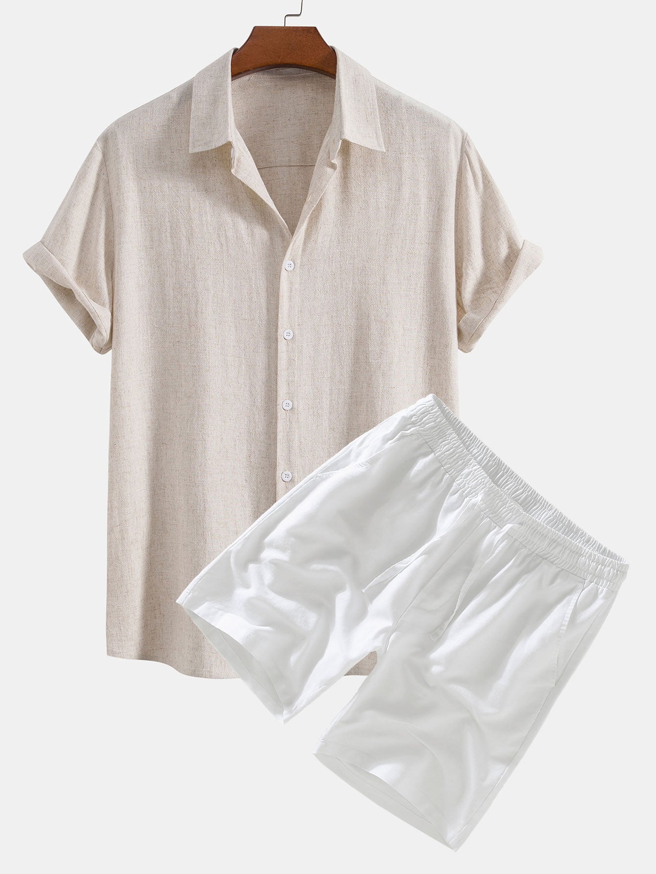 Phuket Short Sleeve Set - Lightweight Cotton Casual Wear for Summer