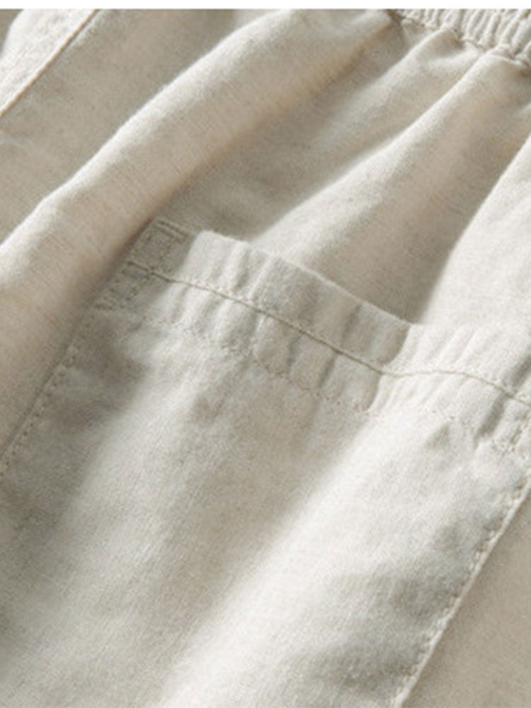 Short-Sleeved Palau Set - Lightweight Cotton Casual Wear for Everyday Use
