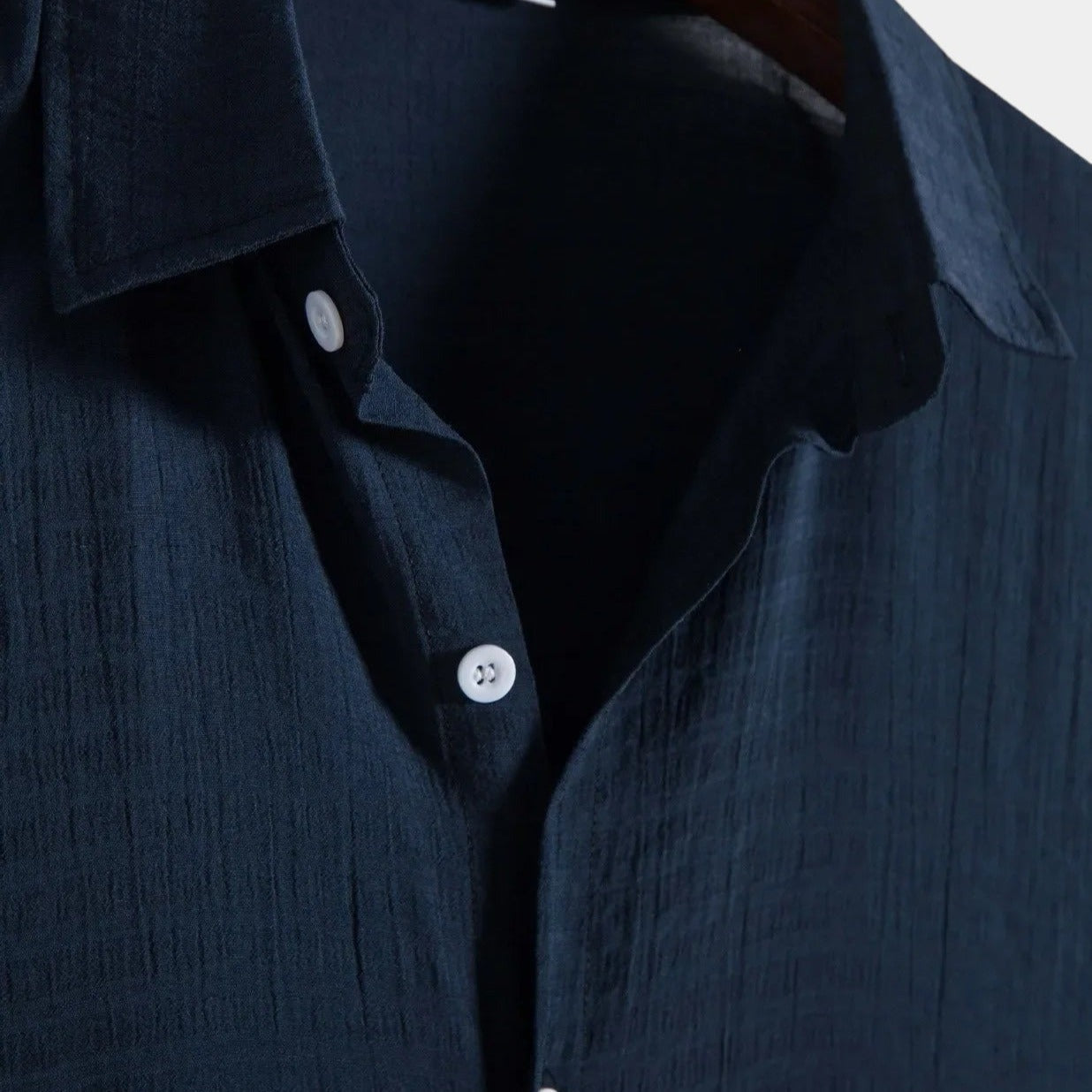 Men's Lightweight Cotton Summer Shirt - Short Sleeve Casual Wear
