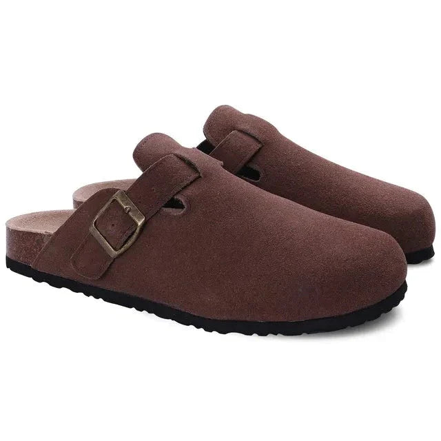 Suede Clogs for Comfort and Style - Casual Footwear for Everyday Wear