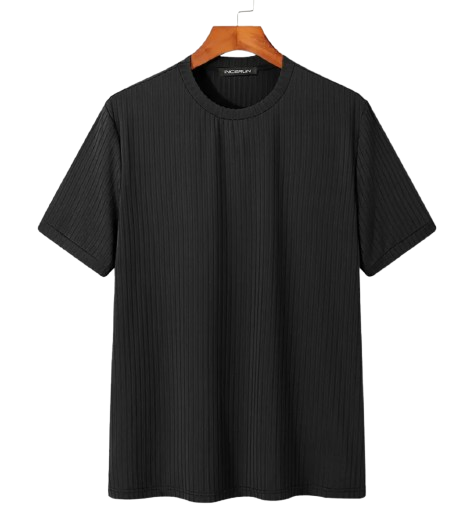 Men's Cotton Casual T-Shirt - Short Sleeve, Everyday Wear, Multiple Colors