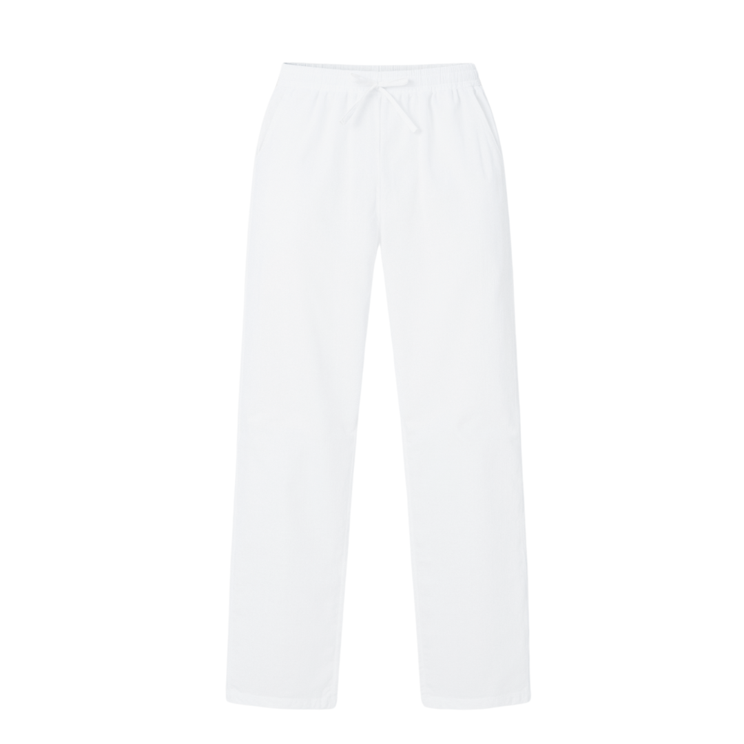 Cotton Linen Blend Drawstring Pants for Casual Wear and Comfort