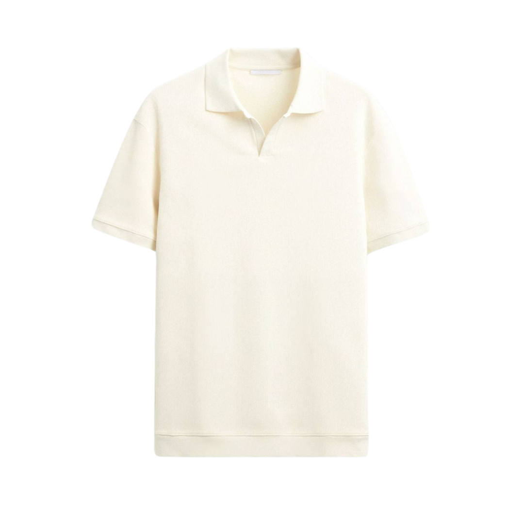 Woolen Polo T-Shirt for Men - Casual Wear with Structured Design