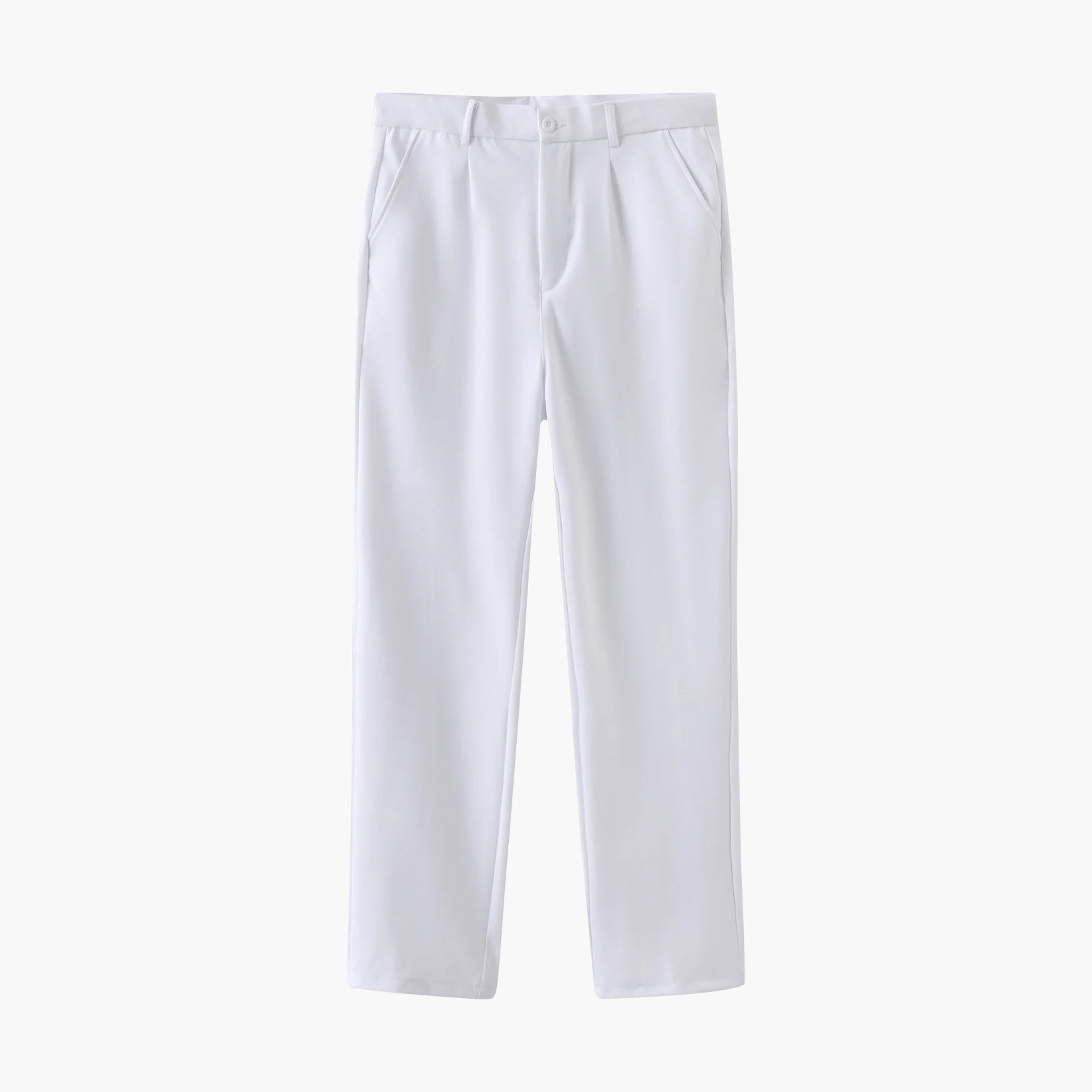 Stretch Fabric Trousers for Women - Comfortable Casual Pants - Versatile Fit