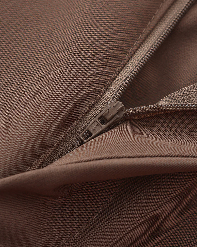 High Waist Trousers in Soft Fabric - Chic Parisian Style for Everyday Wear