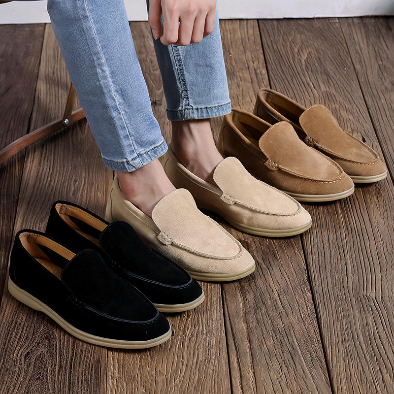Suede Loafers for Men | Premium Comfort Slip-On Shoes for Casual Wear