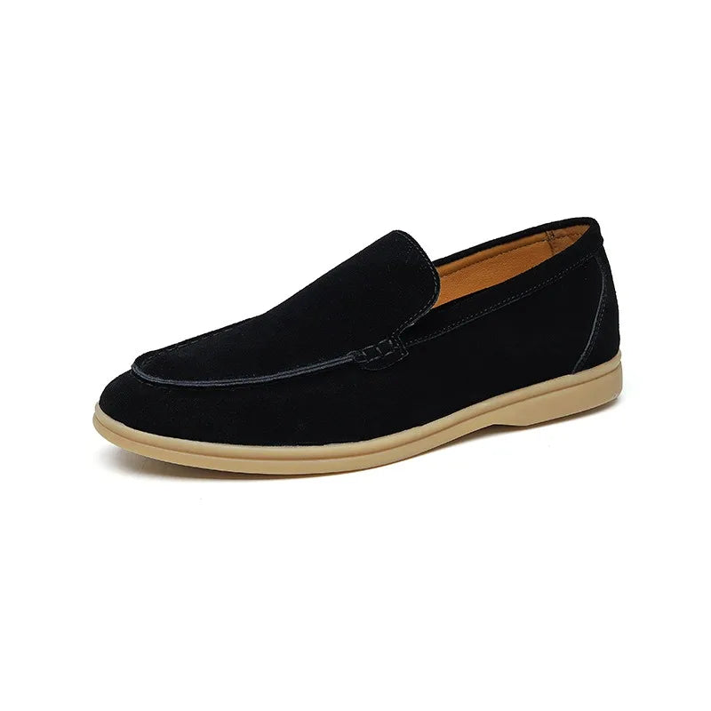 Suede Loafers for Men | Premium Comfort Slip-On Shoes for Casual Wear