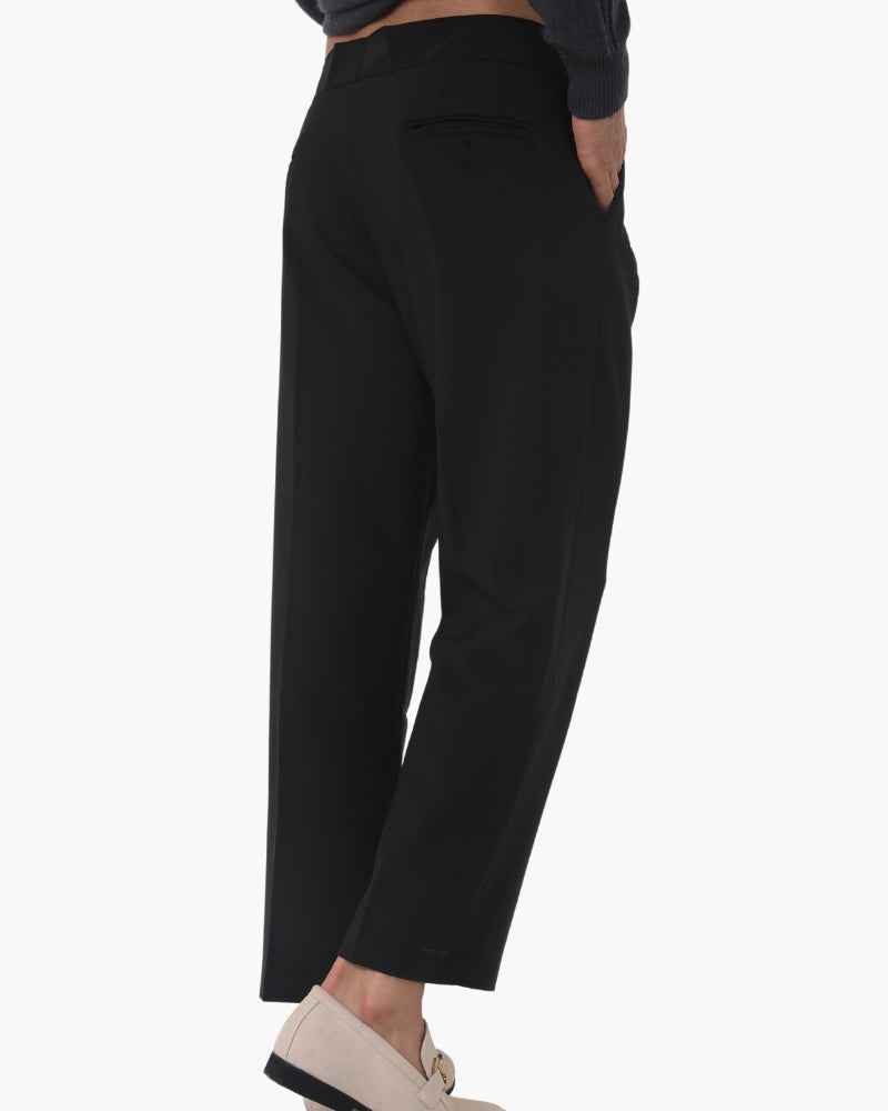 High Waist Trousers in Soft Fabric - Chic Parisian Style for Everyday Wear