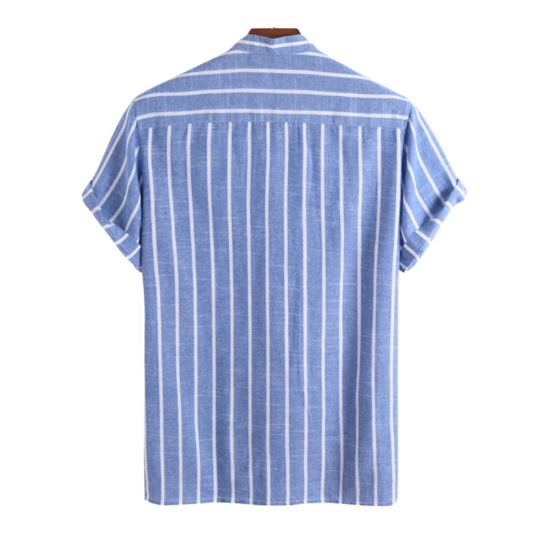 Sailor Style Polo Shirt in Soft Cotton for Casual Wear and Everyday Use