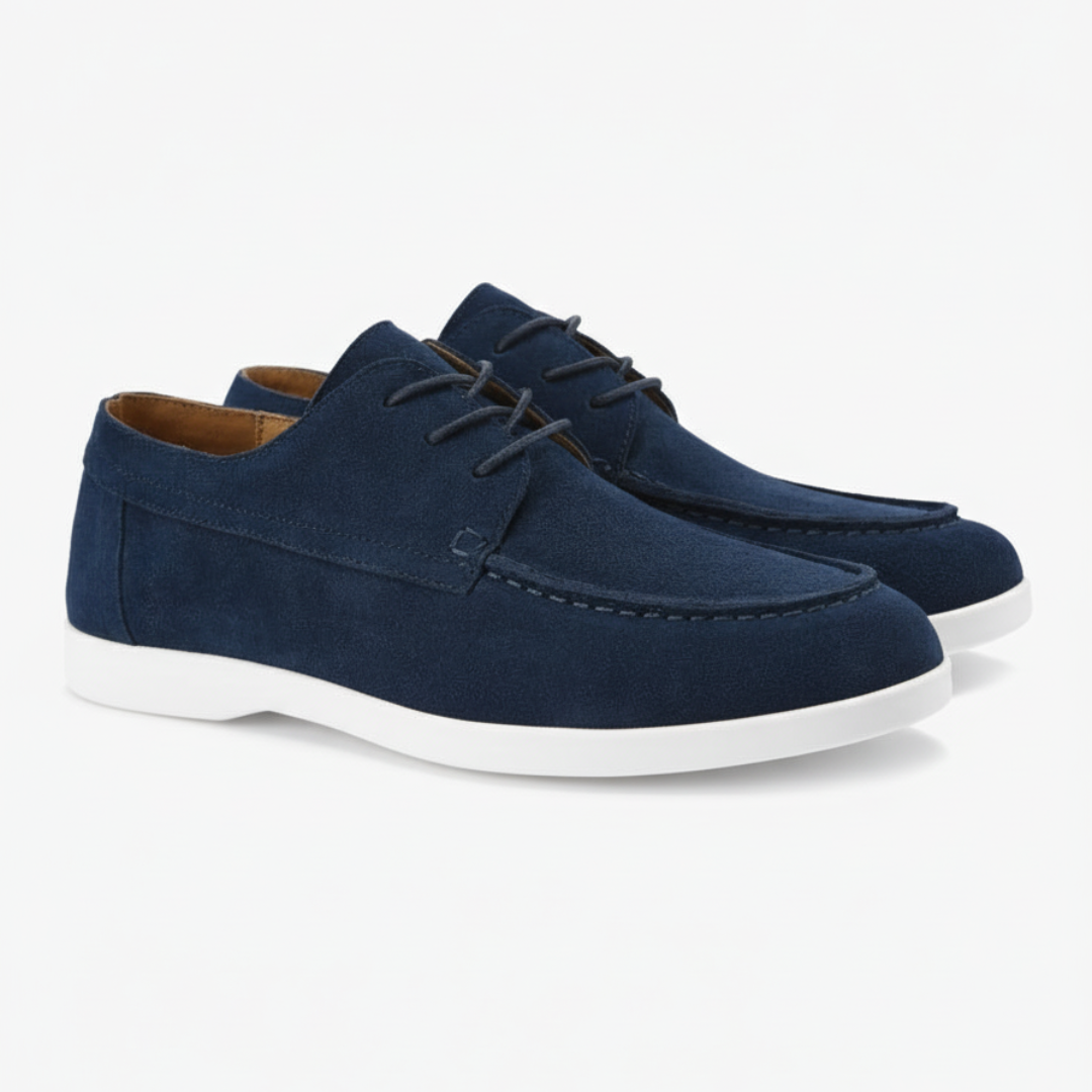 Suede Lace-Up Shoes for Men | Casual Footwear | Comfortable Everyday Style