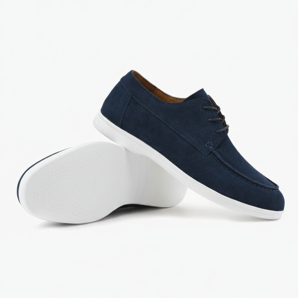 Suede Lace-Up Shoes for Men | Casual Footwear | Comfortable Everyday Style
