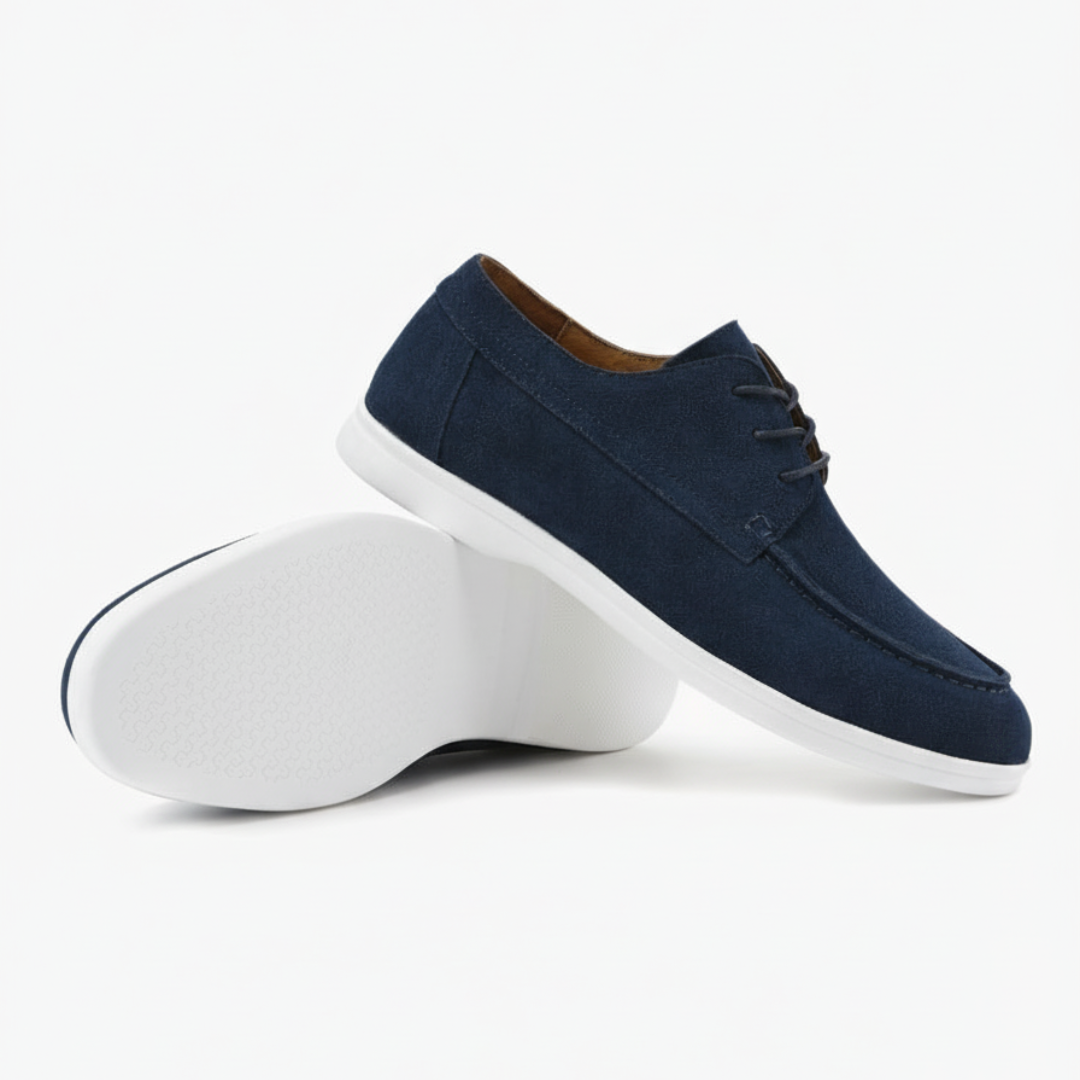 Suede Lace-Up Shoes for Men | Casual Footwear | Comfortable Everyday Style