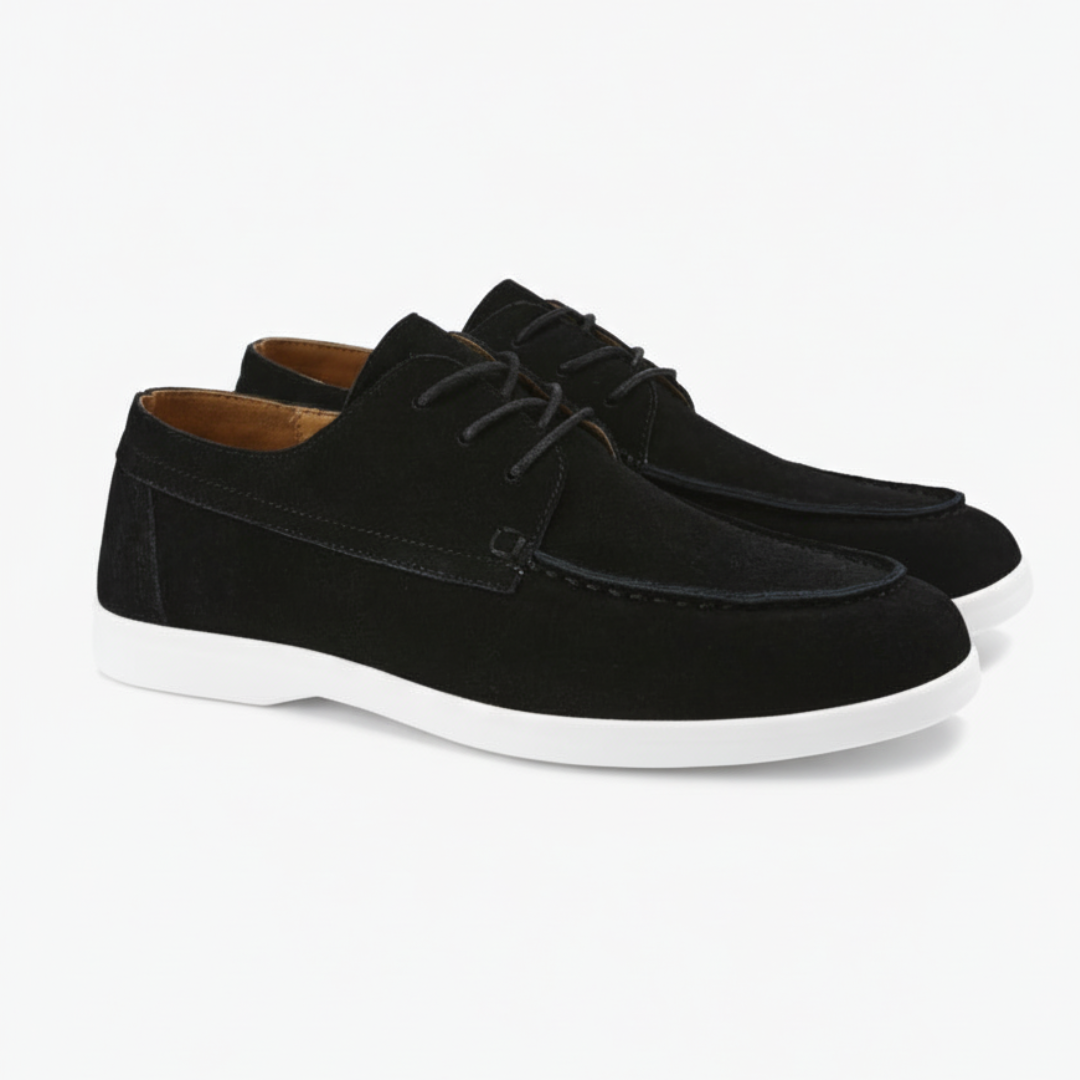 Suede Lace-Up Shoes for Men | Casual Footwear | Comfortable Everyday Style