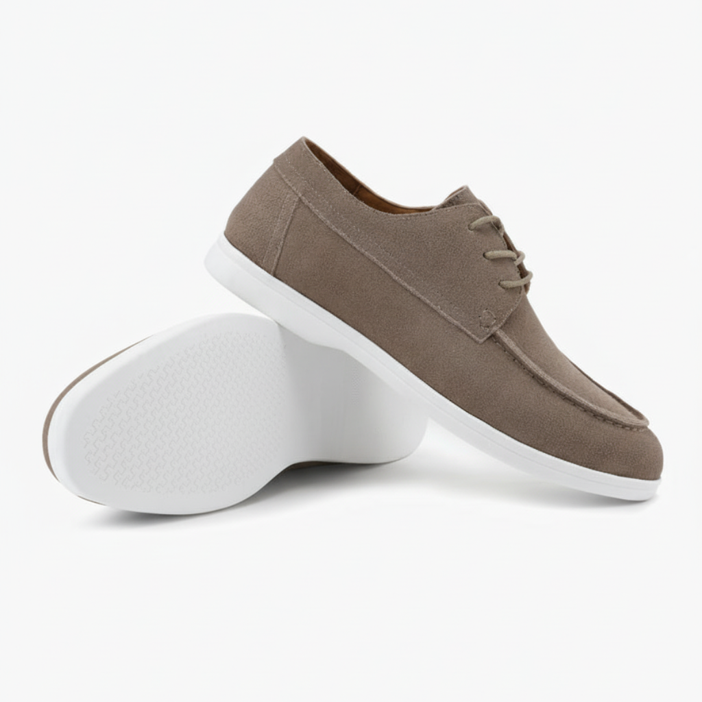 Suede Lace-Up Shoes for Men | Casual Footwear | Comfortable Everyday Style