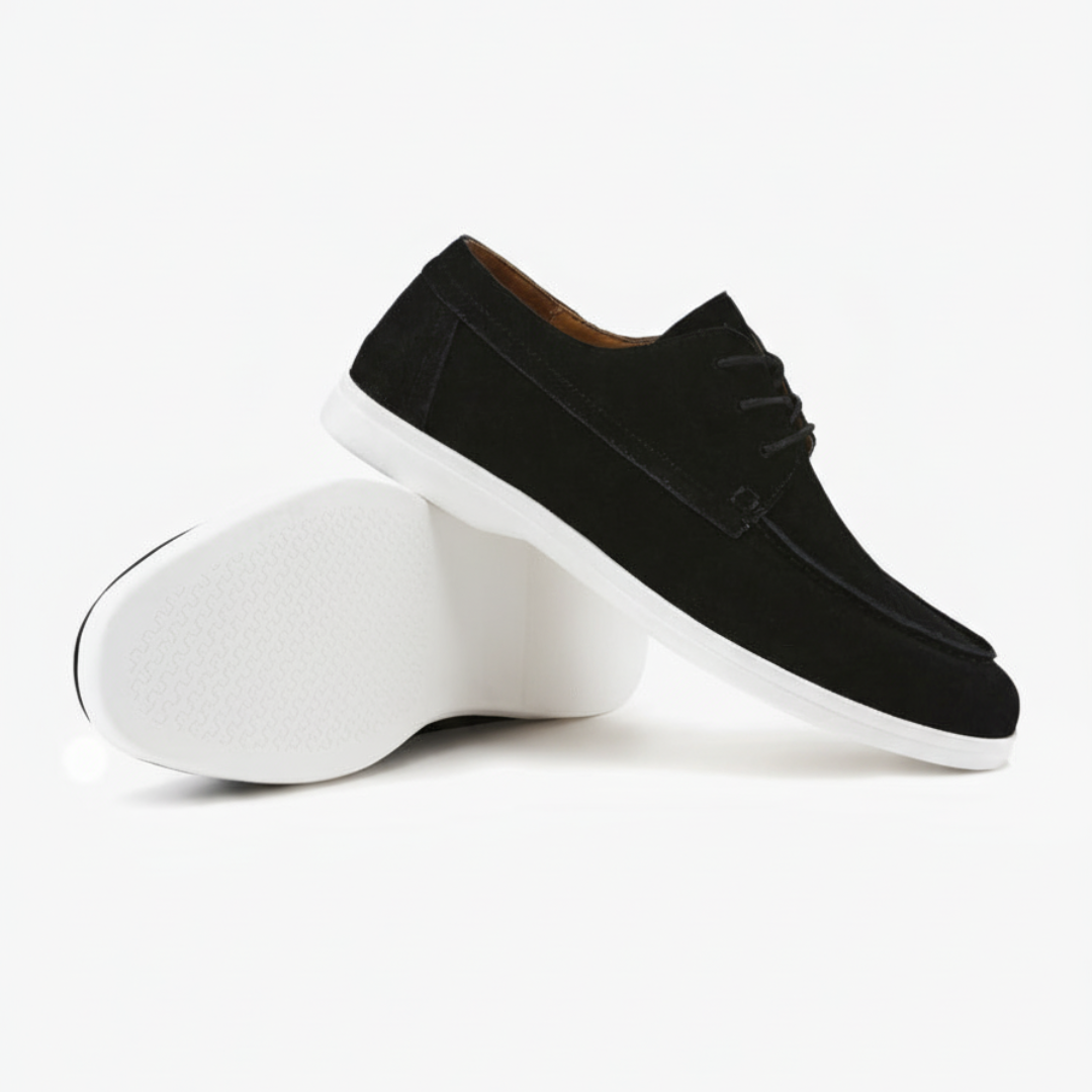 Suede Lace-Up Shoes for Men | Casual Footwear | Comfortable Everyday Style