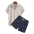 Short-Sleeved Swim Set for Kids - Quick-Dry Fabric - Comfortable Swimwear