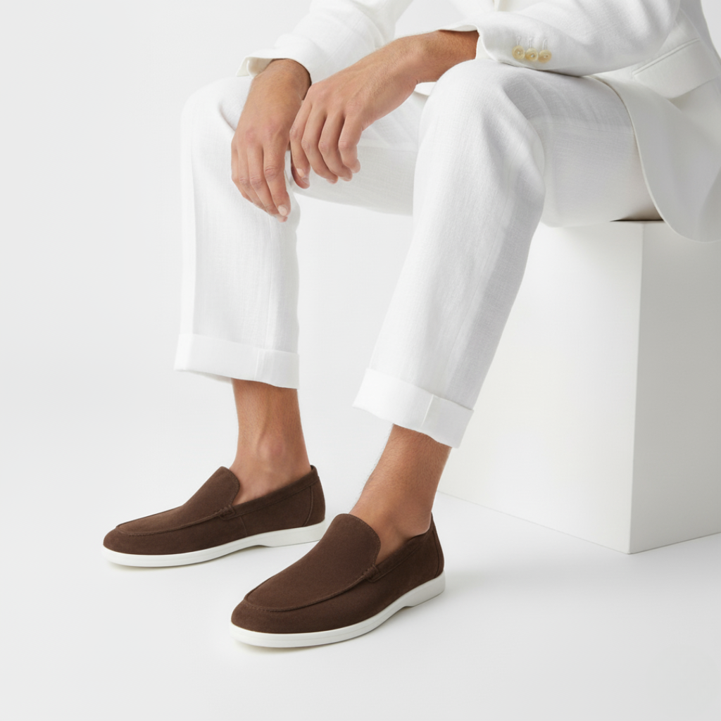Suede Loafers for Men | Casual Slip-On Shoes | Comfortable Everyday Footwear