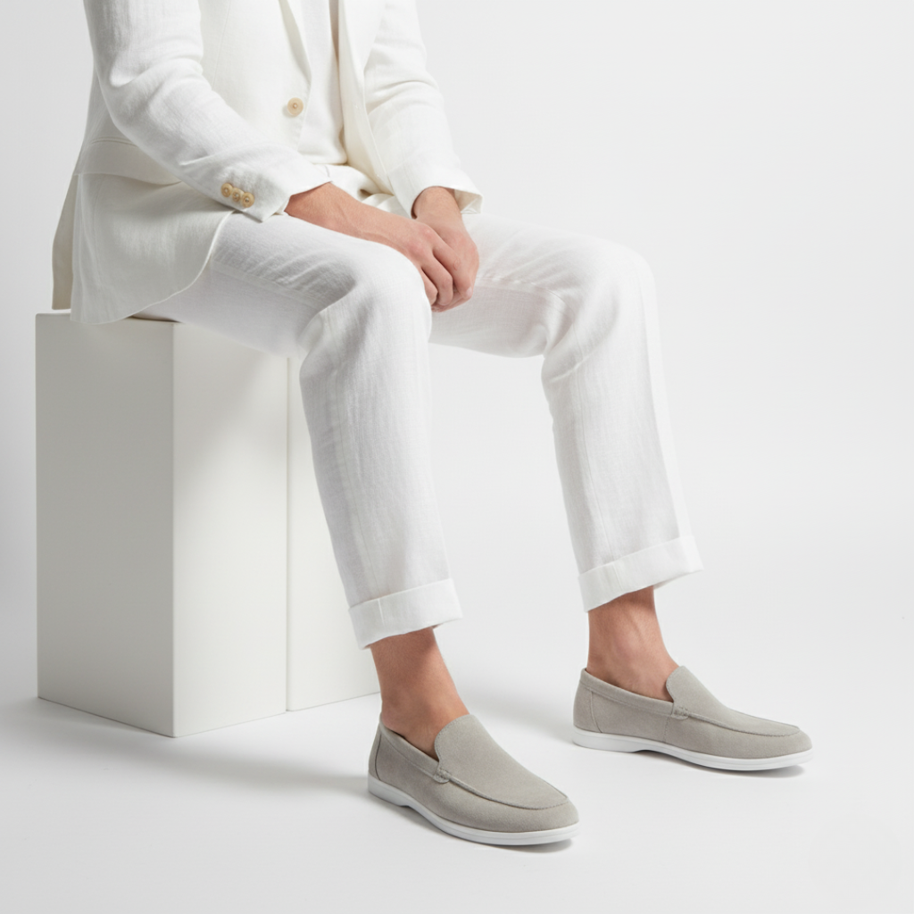 Suede Loafers for Men | Casual Slip-On Shoes | Comfortable Everyday Footwear