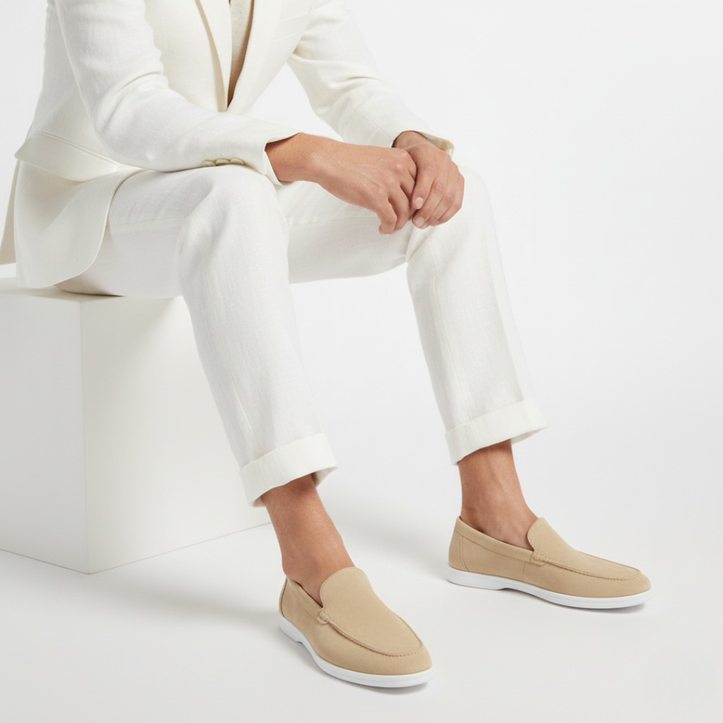 Suede Loafers for Men | Casual Slip-On Shoes | Comfortable Everyday Footwear