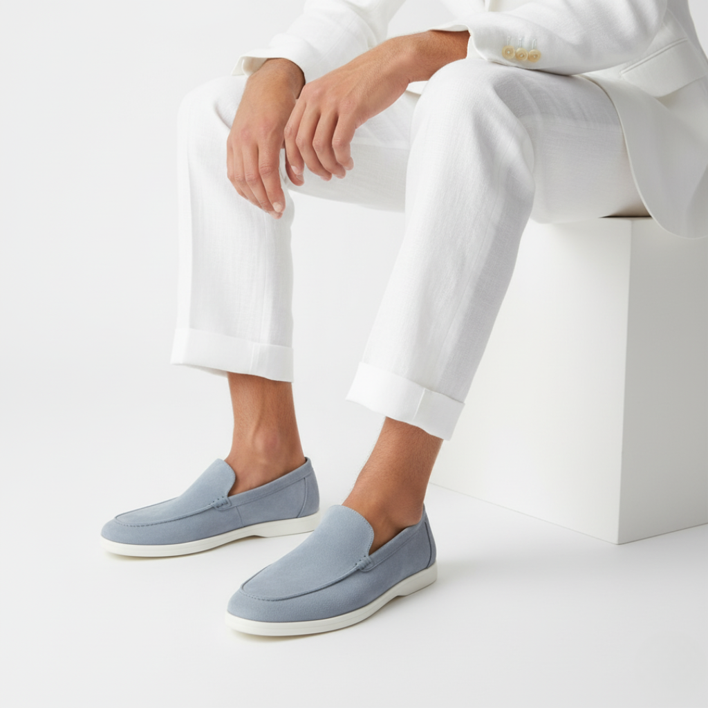 Suede Loafers for Men | Casual Slip-On Shoes | Comfortable Everyday Footwear