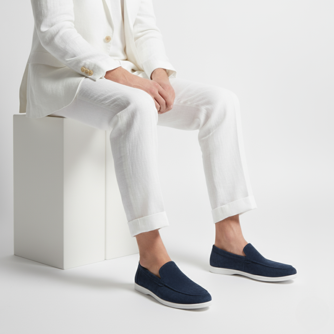 Suede Loafers for Men | Casual Slip-On Shoes | Comfortable Everyday Footwear